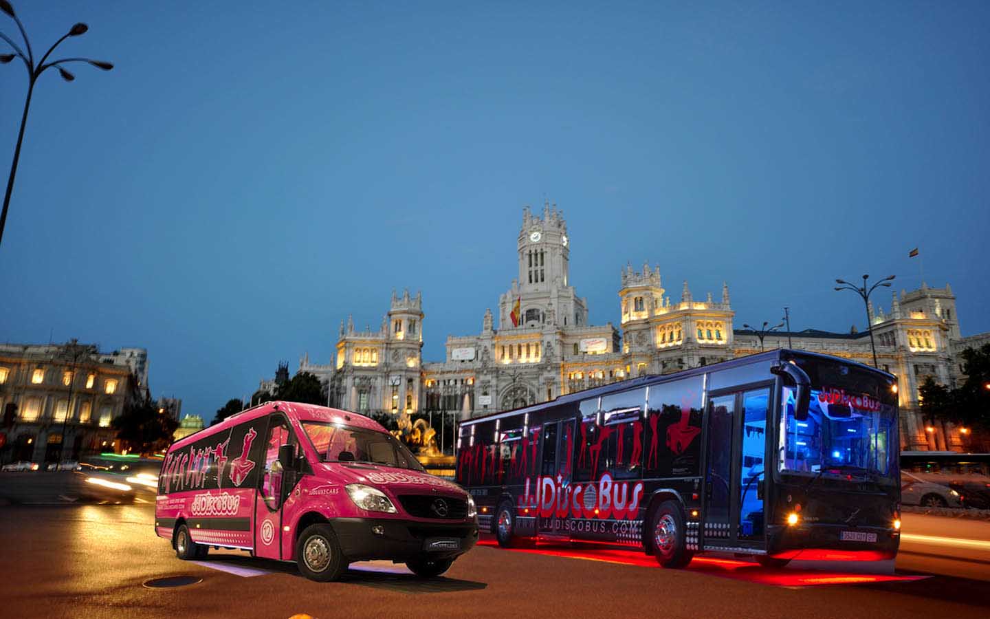 Ver limobus y discobus en Madrid